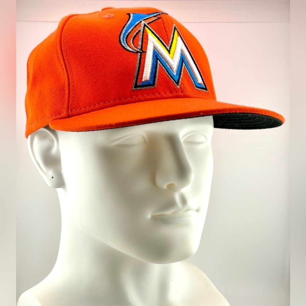 Miami Marlins Baseball New Era 59Fifty Cap/hat Size 7 1/8 Great condition! - Picture 2 of 16